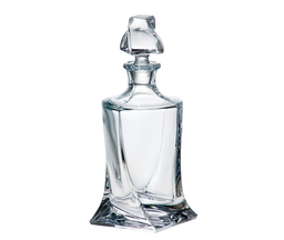 [201807] QUADRO-0-850 ml-BOTELLA RECTA-C CRISTAL DE BOHEMIA