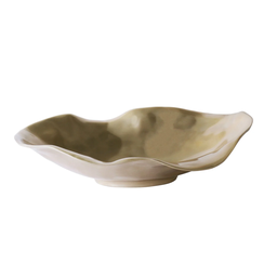 [207776] SIERRA MODERN MAIA GOLD-DORADO-42 cm-BOWL OVALADO GRANDE 7680 BEATRIZ BALL