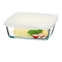 [205246] SIMAX-0-1000 ml-CONTENEDOR RECTANGULAR CON TAPA BOHEMIA CRISTAL