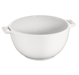 [204401] STAUB-CERAMIC-BLANCO-18 cm-BOWL REDONDO CON AGARRADORES