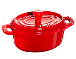 [204533] STAUB CERAMIC-CHERRY-11 cm-MINI COCOTTE OVALADO
