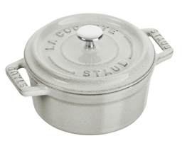 [204342] STAUB-HIERRO FUNDIDO-BLANCO -10 cm-MINI COCOTTE