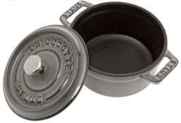 [204466] STAUB HIERRO FUNDIDO-GRIS-10 cm-COCOTTE REDONDO