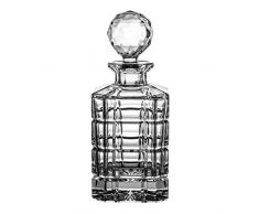 [203609] TIMES SQUARE-0-800 ml-BOTELLA-C CRISTAL DE BOHEMIA