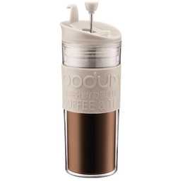[204826] TRAVEL PRESS-BLANCO-450 ml-PRENSE DE CAFE-BODUM