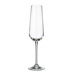 [203636] ARDEA-0-220 ml-6 CHAMPAGNE FLAUTA - CRYSTALITE BOHEMIA CRISTAL