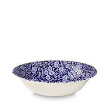 [205025] BURLEIGH-BLUE CALICO-21 cm-PLATO HONDO