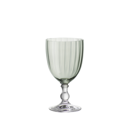 [204226] GEORGIA-VERDE-350 ml-6 COPAS VINO-BOHEMIA CRISTAL