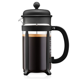 [204839] JAVA-NEGRO-1 L-JAVA-PRENSA DE CAFÉ 8 TAZAS BOROSILICATO-BODUM