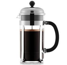 [204834] CHAMBORD-ACERO INOX BOROSILICATO-1 L-PRENSA DE CAFE-BODUM