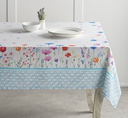 [202977] MAISON DE HERMINE-FLOWERS IN THE FIELD- 153x274- MANTEL RECTANGULAR