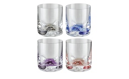 [100711] BAHAMA-0-280 ml-4 VASOS WHISKY-BOHEMIA