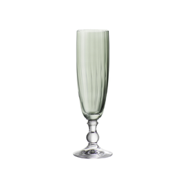 [204229] GEORGIA-VERDE-230 ml-6 CHAMPAGNE FLAUTA-BOHEMIA CRISTAL