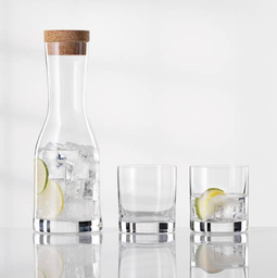 [204268] LIBERA-0-850 ml + 280 ml-SET AGUA 4 PIEZAS-BOHEMIA CRISTAL