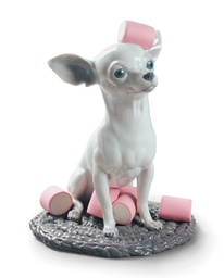 [203395] LLADRO-0-0-CHIHUAHUA CON MARSHMALLOWS