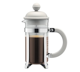[206243] CAFFETTIERA-BLANCO-350ml-PRENSA DE CAFE 3 TAZAS BOROSILICATO-BODUM