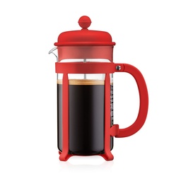 [206248] JAVA-ROJO-1 L-PRENSA DE CAFE 8 TAZAS BOROSILICATO-BODUM