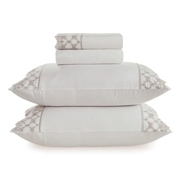 [206945] CONSTANZA -BC/BC 180 HILOS-240 x 250 cm-JUEGO DE SABANAS QUEEN-KARSTEN