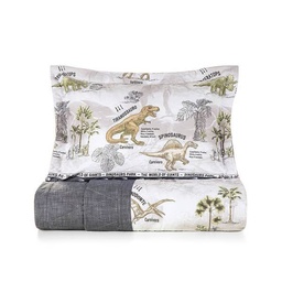 [206957] DINOSSAUROS-180 HILOS-220 x 240 cm-JUEGO DE SABANAS TWIN-KARSTEN