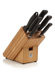 [207230] ZWILLING-FOUR STAR--BAMBOO-0-SET DE CUCHILLOS CON BLOQUE 7 PIEZAS