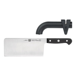 [207251] ZWILLING-GOURMET--0-0-SET 2 CUCHILLO CLEAVER Y AFILADOR