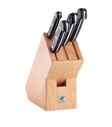 [207255] ZWILLING-GOURMET--HAYA-0-SET DE CUCHILLOS CON BLOQUE 5 PIEZAS