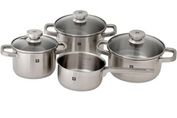 [207308] ZWILLING-JOY--ACERO INOXIDABLE 18/10-0-SET DE OLLAS 4 PIEZAS