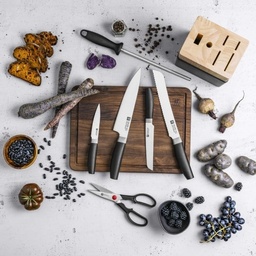 [207344] ZWILLING-NOW S--MADERA DE CAUCHO-0-SET DE CUCHILLOS CON BLOQUE 7 PIEZAS
