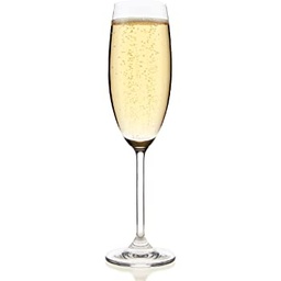 [104615] NATALIE-0-190 ml-6 CHAMPAGNE FLAUTA-BOHEMIA CRISTAL