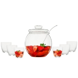 [202589] LIBERA-0-0-SET PONCHERA 9 PIEZAS-BOHEMIA CRISTAL