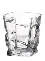 [207587] ZIG ZAG-0-300 ml-6 VASO WHISKY- CRYSTALITE BOHEMIA CRISTAL
