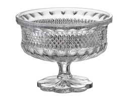 [207441] ALEXANDRIA-0-250 ml-BOWL CON PIE-C CRISTAL DE BOHEMIA