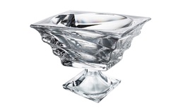 [207457] CASABLANCA-0-245 ml-BOWL CON PIE-C CRISTAL DE BOHEMIA