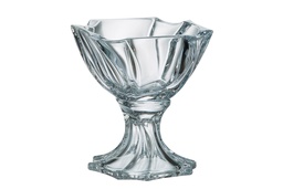 [207527] NEPTUNE-0-185 ml-BOWL CON PIE-C CRISTAL DE BOHEMIA