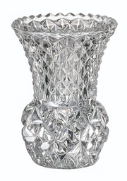 [207484] CRISTAL-0-102 ml-FLORERO ROMBOS-C CRISTAL DE BOHEMIA