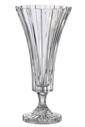 [207454] BALLET-0-450 ml-FLORERO CON PIE-C CRISTAL DE BOHEMIA