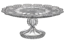 [207461] CHRISTIE-0-325 ml-TORTERA CON PIE- CRYSTALITE BOHEMIA CRISTAL